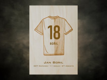 Jan Bořil SLAVIA (A4) bez rámečku