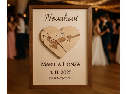 Naše svatba formát A3 - svatební dar