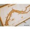 Circuit de Monaco, Monako, trať Formule 1, velikost A4, s rámečkem