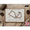 210 silverstone circuit velka britanie trat formule 1 velikost a4 s rameckem