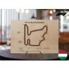 Hungaroring, Maďarsko, trať Formule 1, velikost A4