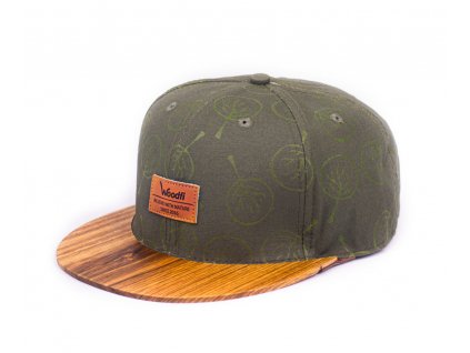 Originální snapback ze dřeva Zebrano Forest