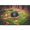 Holz-Snapback Zebraholz Schwarz, cap mit holzschild