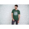 Herren-T-Shirt grün aus Bio-Baumwolle "Let's get lost in the forest"