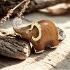 Holzbrosche Elefant 1