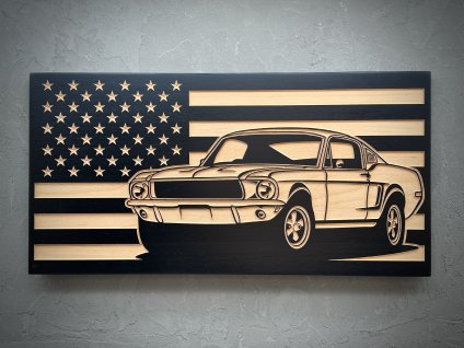 Dekorační obraz  Mustang