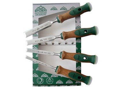 Sada rovných dlát Stubai Kork (typ 3570) - 4 ks