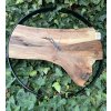 Designové hodiny americký ořech