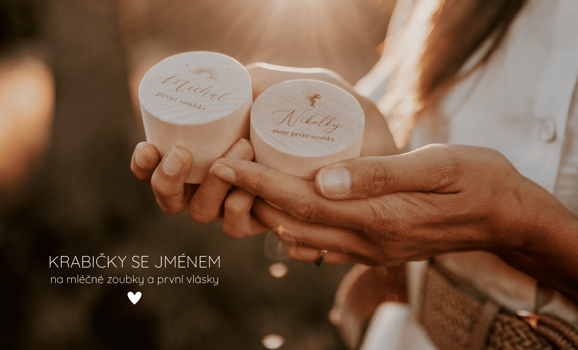 Krabičky na mléčné zoubky