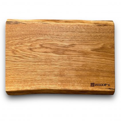 Luxusní dřevěné kuchyňské  prkénko Woodify z masivu s laserovým gravírováním motivu či loga na přání