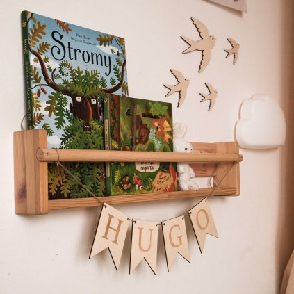 Dřevěná girlanda Woodify III