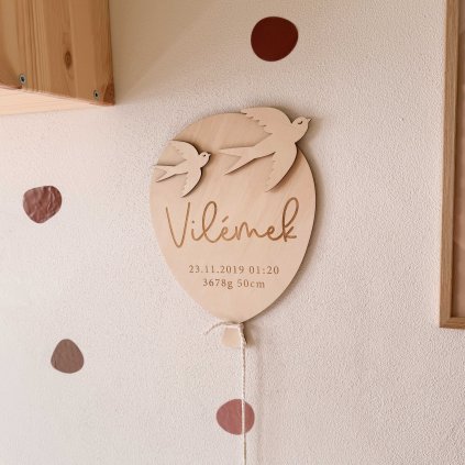 Balónek na stěnu do pokojíčku
