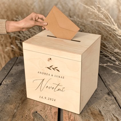 Svatební box na obálky a přání