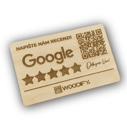 ECO destička pro sběr recenzí Google