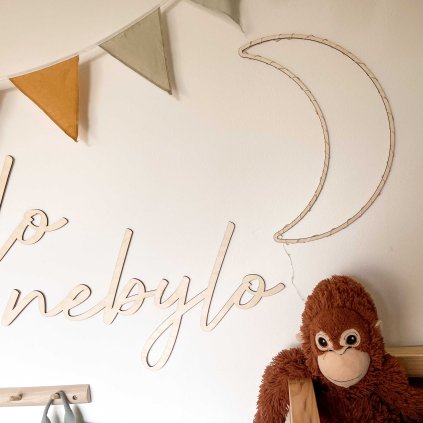 Dřevěná lampa k dotvoření Woodify