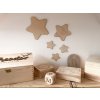 Hvězdičky ze dřeva na zeď Woodify