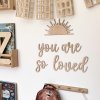 Dřevěný nápis Woodify You are so loved