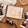 Dřevěné svatební fotoalbum Woodify Věnec