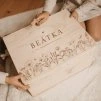 Dřevěný box se jménem na přání