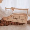 Dřevěný organizér se jménem na přání