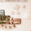 Dřevěné vlaštovky na stěnu Woodify