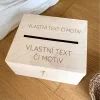 Malý dřevěný svatební box na míru