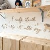 Dřevěný nápis Woodify Velké sny