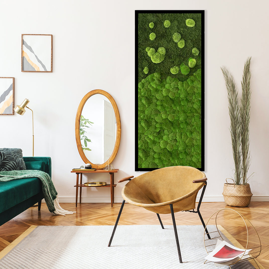 Žádný stres. Mechový obraz vám vydrží.