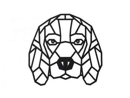 dreveny geometricky obraz bigl 1000x665