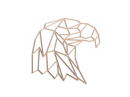 dreveny geometricky obraz orel 1000x665