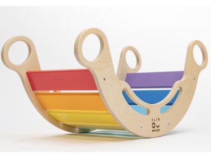 Montessori Duhová houpačka fresh 5v1