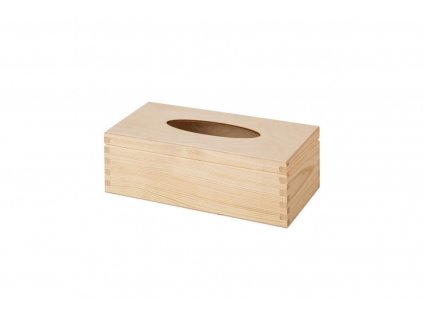 Dřevěná krabička na kapesníky