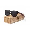 Dřevěné sluneční brýle Kingseven černé