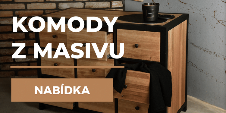 Komody z masivu od Woodkinga