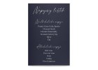 Wedding menu and drink menu