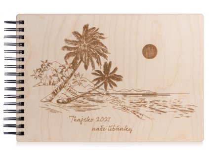 Wooden photo album BEACH