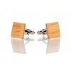 Wooden cufflinks