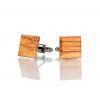 Wooden cufflinks