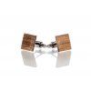 Wooden cufflinks