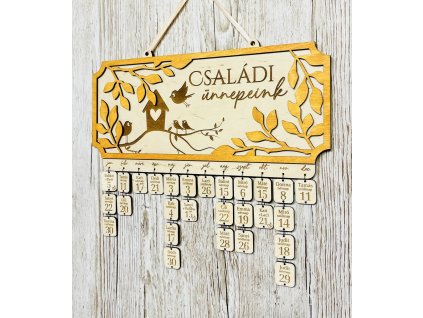 Családi öröknaptár - családi ünnepeink