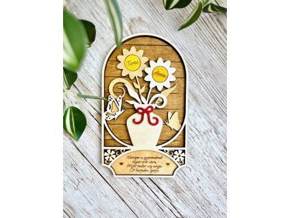 Anyák napi fa virágcsokor