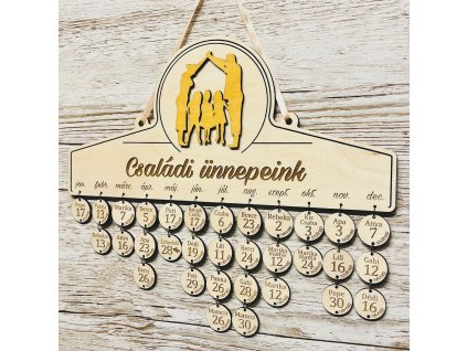 Családi öröknaptár - családi ünnepeink