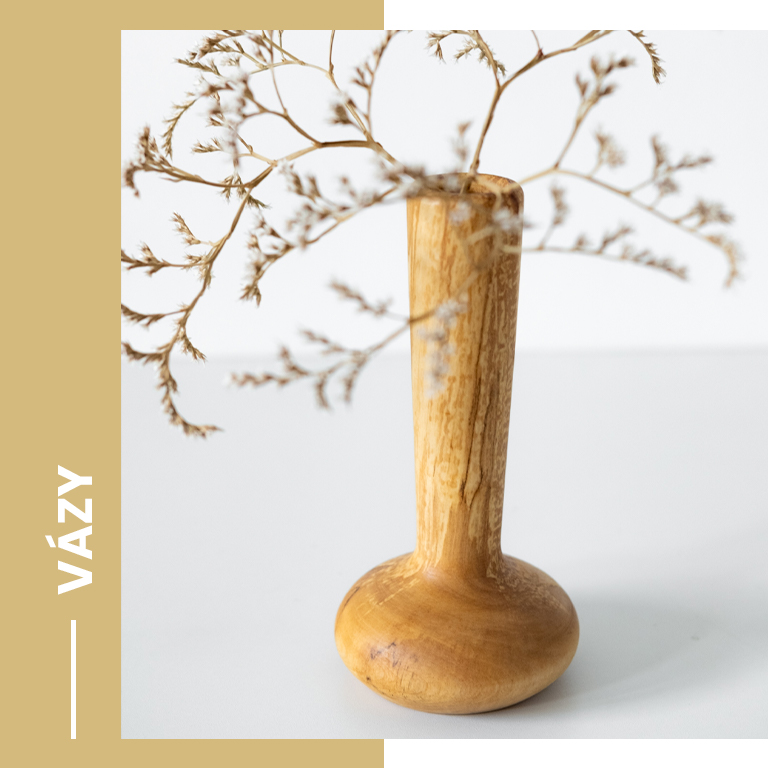 Dřevěné vázy
