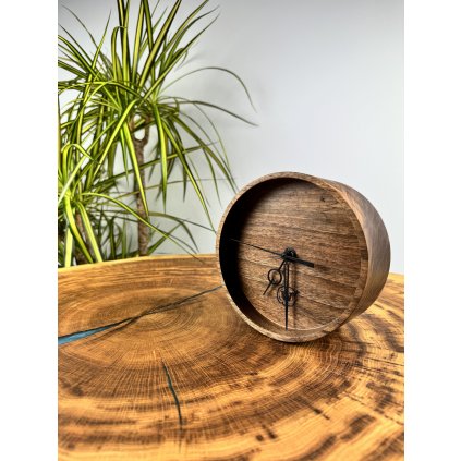 Dřevěné stolní hodiny Jordy