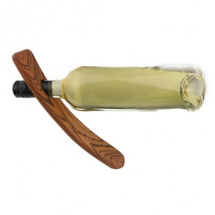 Dřevěný stojan na víno Lucia, zebrano