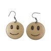Dřevěné náušnice Smile
