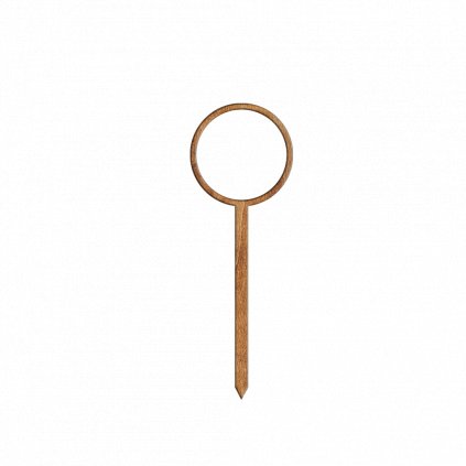 Zápich 8cm teak