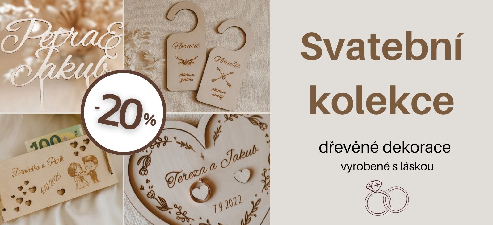 Svatební kolekce 20 %