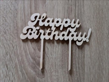 Zápich do dortu Happy Birthday!