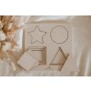 Dřevěné Montessori Puzzle - Tvary